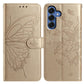 Butterfly Flutter Pattern Embossed Leather Phone Case