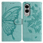 Butterfly Flutter Pattern Embossed Leather Phone Case