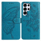Butterfly Flutter Pattern Embossed Leather Phone Case