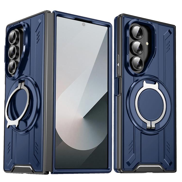 Rotating Ring Holder Magnetic MagSafe Phone Case, For Samsung Galaxy Z Fold7 5G, For Samsung Galaxy Z Flip7 5G