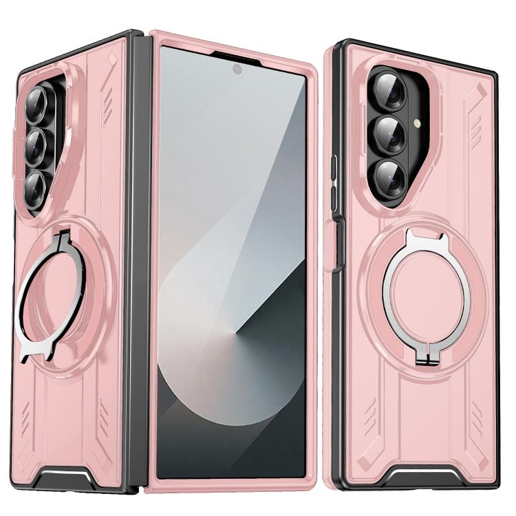 Rotating Ring Holder Magnetic MagSafe Phone Case, For Samsung Galaxy Z Fold7 5G, For Samsung Galaxy Z Flip7 5G