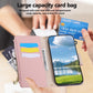 Round Buckle Zipper Wallet Leather Phone Case with Crossbody Strap, For Samsung Galaxy S22 Ultra 5G, For Samsung Galaxy S22+ 5G, For Samsung Galaxy S22 5G, For Samsung Galaxy S21 FE 5G, For Samsung Galaxy S21 5G, For Samsung Galaxy S21+ 5G�������������...