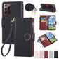 Round Buckle Zipper Wallet Leather Phone Case with Crossbody Strap, For Samsung Galaxy S22 Ultra 5G, For Samsung Galaxy S22+ 5G, For Samsung Galaxy S22 5G, For Samsung Galaxy S21 FE 5G, For Samsung Galaxy S21 5G, For Samsung Galaxy S21+ 5G�������������...