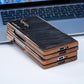 Bamboo Fiber Texture + Flannel Phone Case with Tempered Film, For Samsung Galaxy Z Fold7 5G, For Samsung Galaxy Z Fold6 5G, For Samsung Galaxy Z Fold5, For Samsung Galaxy Z Fold4, For Samsung Galaxy Z Fold3 5G