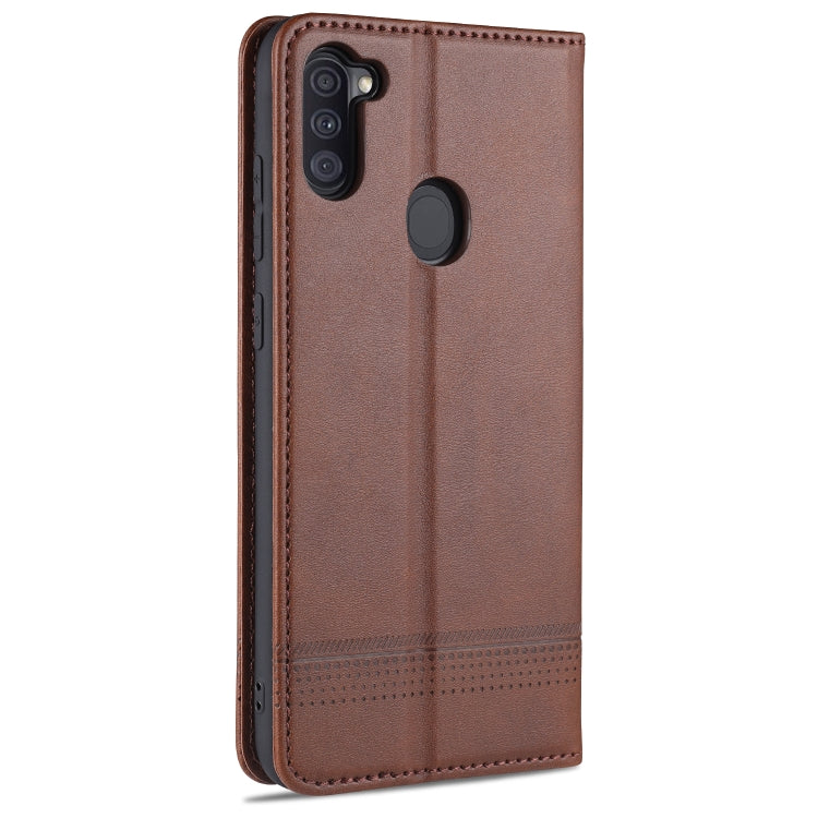AZNS Magnetic Calf Texture Horizontal Flip Leather Case with Card Slots & Holder & Wallet, For Samsung Galaxy A11, For Samsung Galaxy A21s, For Samsung Galaxy A31, For Samsung Galaxy A41, For Samsung Galaxy A51, For Samsung Galaxy A71������������������...