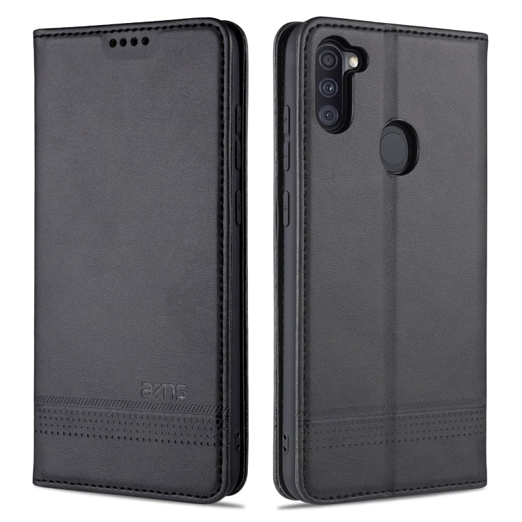 AZNS Magnetic Calf Texture Horizontal Flip Leather Case with Card Slots & Holder & Wallet, For Samsung Galaxy A11, For Samsung Galaxy A21s, For Samsung Galaxy A31, For Samsung Galaxy A41, For Samsung Galaxy A51, For Samsung Galaxy A71������������������...