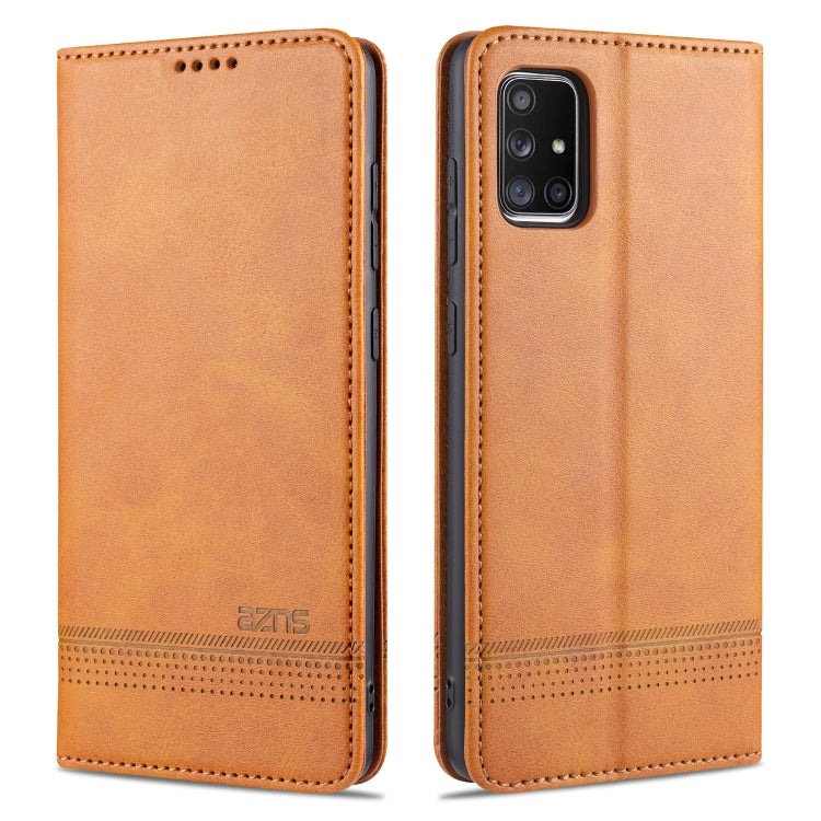AZNS Magnetic Calf Texture Horizontal Flip Leather Case with Card Slots & Holder & Wallet, For Samsung Galaxy A11, For Samsung Galaxy A21s, For Samsung Galaxy A31, For Samsung Galaxy A41, For Samsung Galaxy A51, For Samsung Galaxy A71������������������...