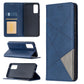 Rhombus Texture Horizontal Flip Magnetic Leather Case with Holder & Card Slots, For Galaxy S20 FE 5G / S20 Lite
