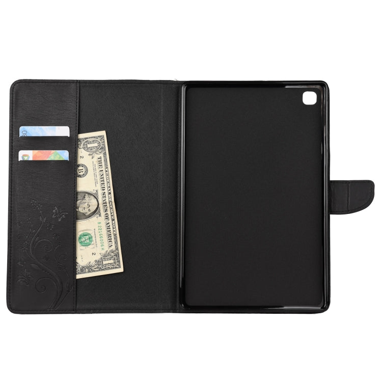 Butterfly Flower Embossing Pattern Horizontal Flip Leather Case with Holder & Card Slots & Wallet, For Samsung Galaxy Tab A7 10.4 (2020), For Samsung Galaxy Tab A 8.4 (2020), For Samsung Galaxy Tab S8 / Galaxy Tab S7, For Samsung Galaxy Tab S6
