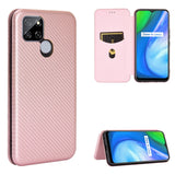 Carbon Fiber Texture Magnetic Horizontal Flip TPU + PC + PU Leather Case with Card Slot, For OPPO Realme V3, For Samsung Galaxy A42 5G, For Vivo Y20 / Y20i (Indian), For Xiaomi Poco X3 NFC, For Xiaomi Redmi K30 Ultra