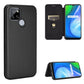 Carbon Fiber Texture Magnetic Horizontal Flip TPU + PC + PU Leather Case with Card Slot, For OPPO Realme V3, For Samsung Galaxy A42 5G, For Vivo Y20 / Y20i (Indian), For Xiaomi Poco X3 NFC, For Xiaomi Redmi K30 Ultra
