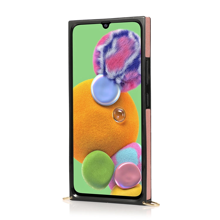 Wrist Strap PU+TPU Shockproof Protective Case with Crossbody Lanyard & Holder & Card Slot, For Samsung Galaxy A90 5G, For Samsung Galaxy Note9, For Samsung Galaxy Note 10, For Samsung Galaxy Note 10 Pro, For Samsung Galaxy S9, For Samsung Galaxy S9 Plu...