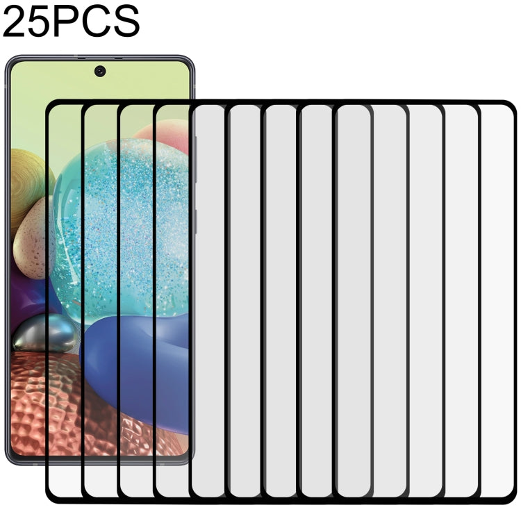 25 PCS Full Glue Full Screen Tempered Glass Film, For Samsung Galaxy A42 5G ( 25pcs), For Samsung Galaxy M01 Core (25 PCS), For Samsung Galaxy A71 5G UW (25 PCS), For Samsung Galaxy S20 FE 5G (25 PCS)