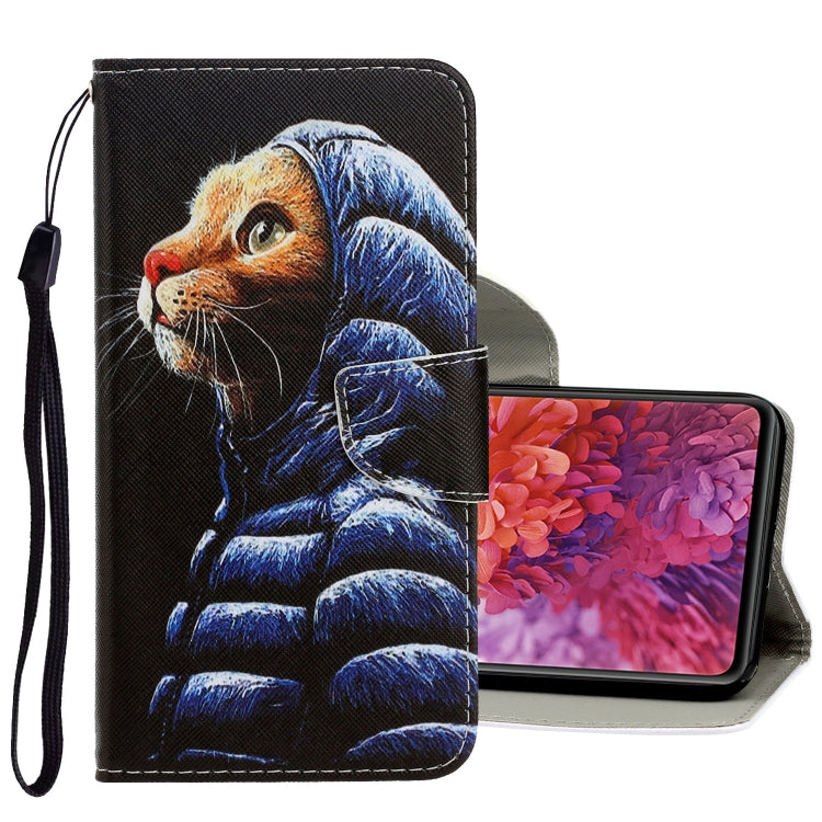 3D Colored Drawing Horizontal Flip PU Leather Case with Holder & Card Slots & Wallet