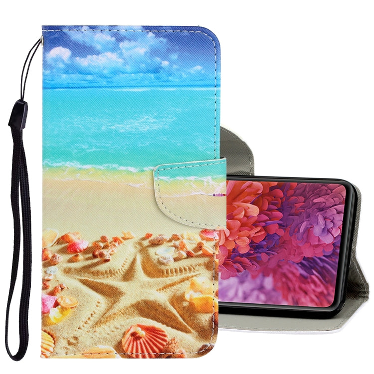3D Colored Drawing Horizontal Flip PU Leather Case with Holder & Card Slots & Wallet
