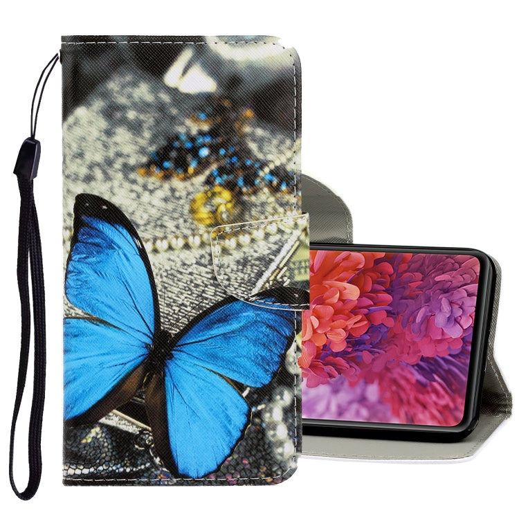 3D Colored Drawing Horizontal Flip PU Leather Case with Holder & Card Slots & Wallet