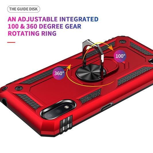 Shockproof TPU + PC Protective Case with 360 Degree Rotating Holder, For Samsung Galaxy M01, For Google Pixel 5 XL, For Google Pixel 5