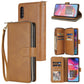 Zipper Wallet Bag Horizontal Flip PU Leather Case with Holder & 9 Card Slots & Wallet & Lanyard & Photo Frame, For Samsung Galaxy A51, For Samsung Galaxy A51 5G, For Samsung Galaxy A70, For Samsung Galaxy A71, For Samsung Galaxy A71 5G�����������������...
