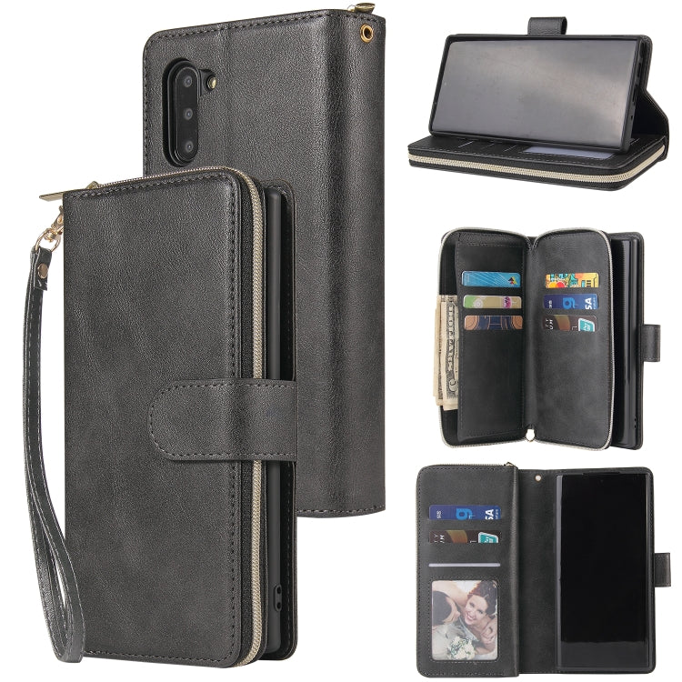 Zipper Wallet Bag Horizontal Flip PU Leather Case with Holder & 9 Card Slots & Wallet & Lanyard & Photo Frame, For Samsung Galaxy A51, For Samsung Galaxy A51 5G, For Samsung Galaxy A70, For Samsung Galaxy A71, For Samsung Galaxy A71 5G�����������������...