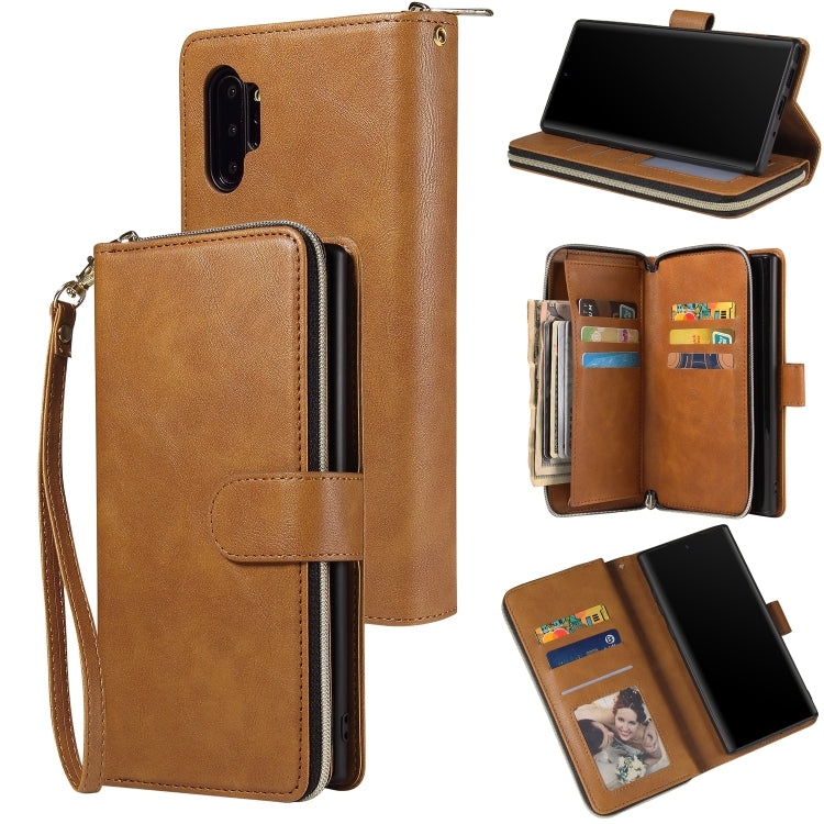 Zipper Wallet Bag Horizontal Flip PU Leather Case with Holder & 9 Card Slots & Wallet & Lanyard & Photo Frame, For Samsung Galaxy A51, For Samsung Galaxy A51 5G, For Samsung Galaxy A70, For Samsung Galaxy A71, For Samsung Galaxy A71 5G�����������������...