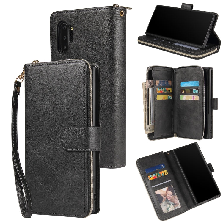 Zipper Wallet Bag Horizontal Flip PU Leather Case with Holder & 9 Card Slots & Wallet & Lanyard & Photo Frame, For Samsung Galaxy A51, For Samsung Galaxy A51 5G, For Samsung Galaxy A70, For Samsung Galaxy A71, For Samsung Galaxy A71 5G�����������������...
