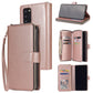 Zipper Wallet Bag Horizontal Flip PU Leather Case with Holder & 9 Card Slots & Wallet & Lanyard & Photo Frame, For Samsung Galaxy A51, For Samsung Galaxy A51 5G, For Samsung Galaxy A70, For Samsung Galaxy A71, For Samsung Galaxy A71 5G�����������������...