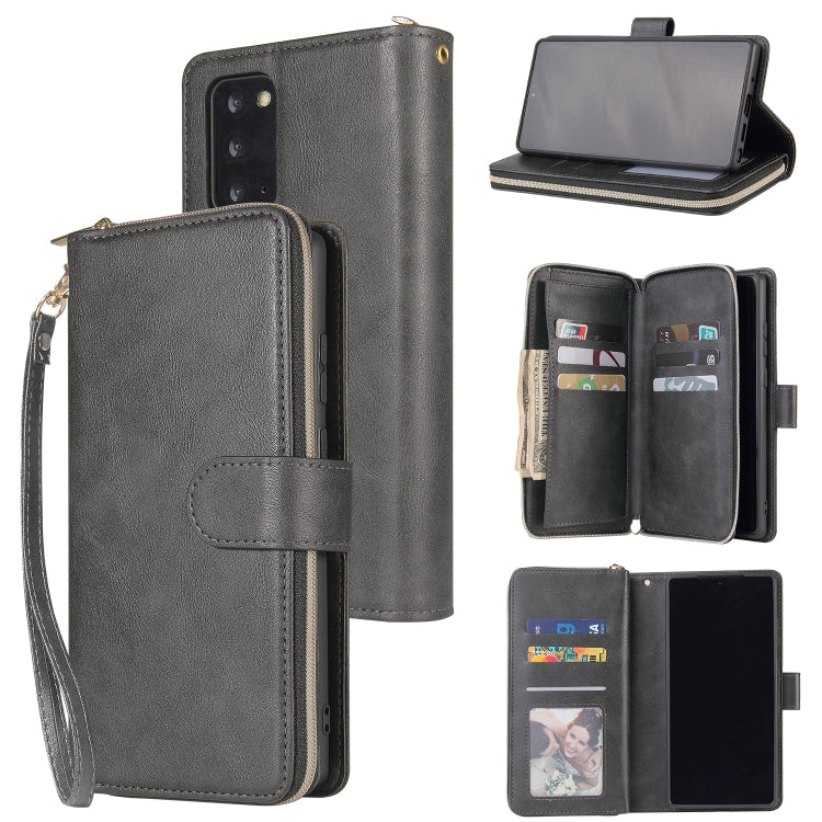 Zipper Wallet Bag Horizontal Flip PU Leather Case with Holder & 9 Card Slots & Wallet & Lanyard & Photo Frame, For Samsung Galaxy A51, For Samsung Galaxy A51 5G, For Samsung Galaxy A70, For Samsung Galaxy A71, For Samsung Galaxy A71 5G�����������������...
