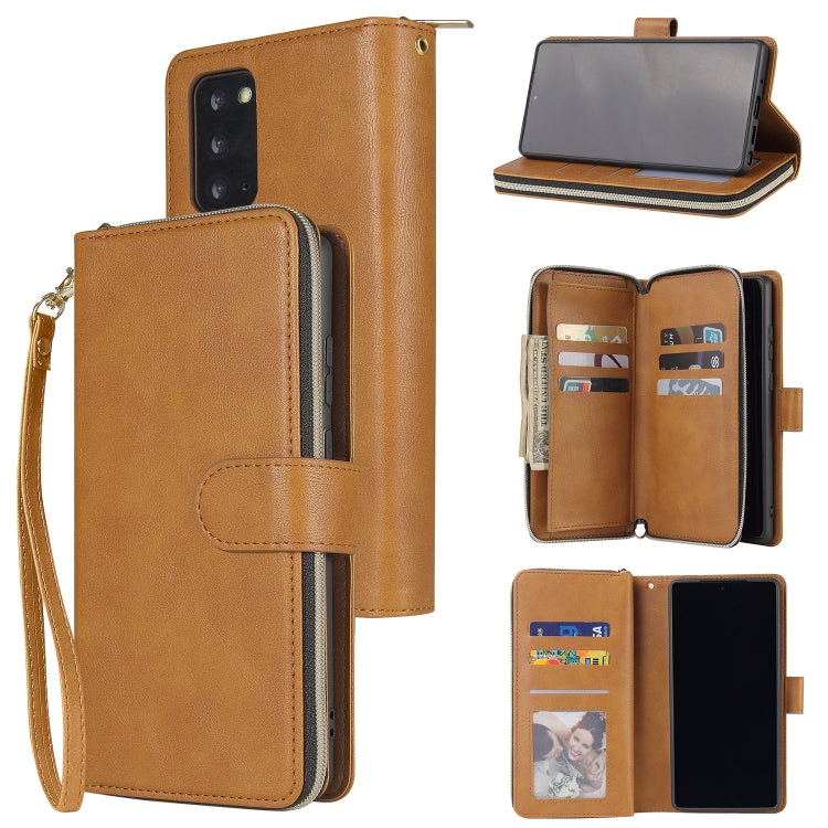 Zipper Wallet Bag Horizontal Flip PU Leather Case with Holder & 9 Card Slots & Wallet & Lanyard & Photo Frame, For Samsung Galaxy A51, For Samsung Galaxy A51 5G, For Samsung Galaxy A70, For Samsung Galaxy A71, For Samsung Galaxy A71 5G�����������������...
