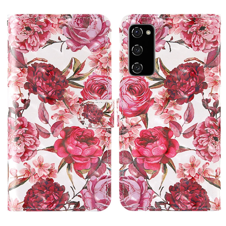 3D Painted Pattern Horizontal Flip TPU + PU Leather Case with Holder & Card Slots & Wallet & Lanyard