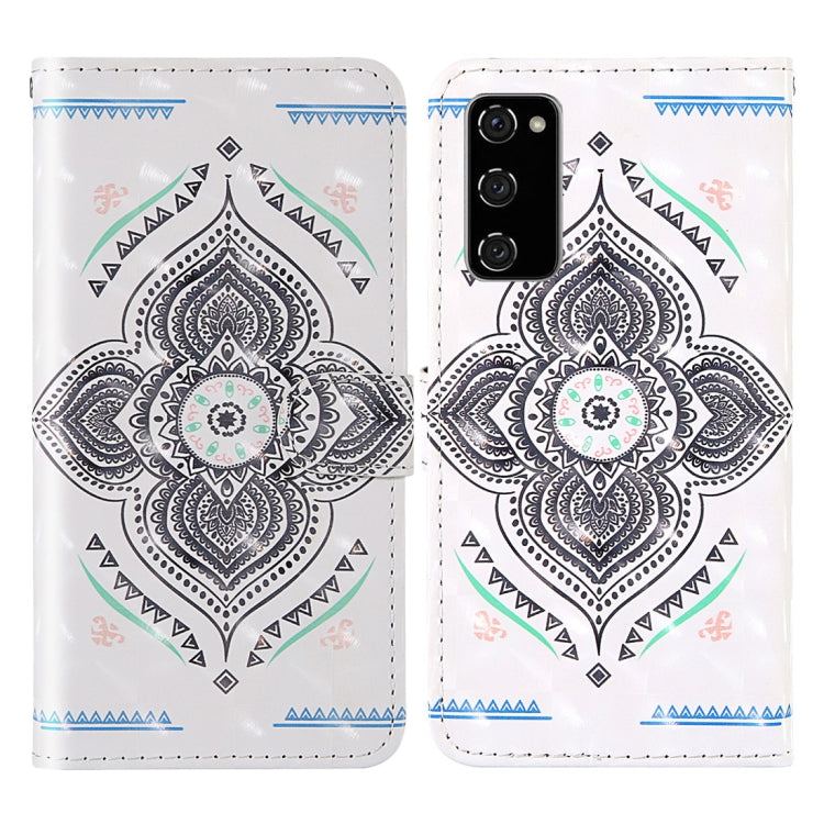 3D Painted Pattern Horizontal Flip TPU + PU Leather Case with Holder & Card Slots & Wallet & Lanyard