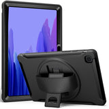 360 Degree Rotation PC + TPU Protective Case with Holder & Hand Strap, For Samsung Galaxy Tab A7 10.4 (2020)