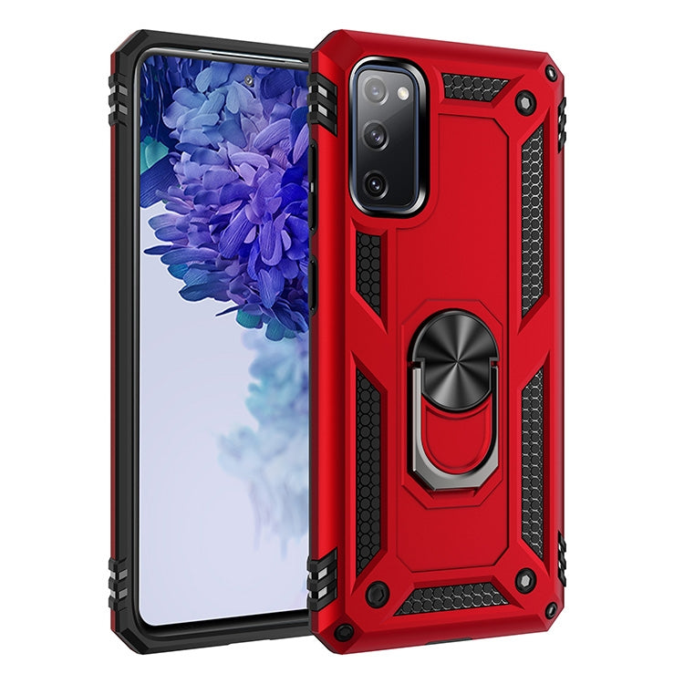 Shockproof TPU + PC Protective Case with 360 Degree Rotating Holder, For Samsung Galaxy S20 FE 5G