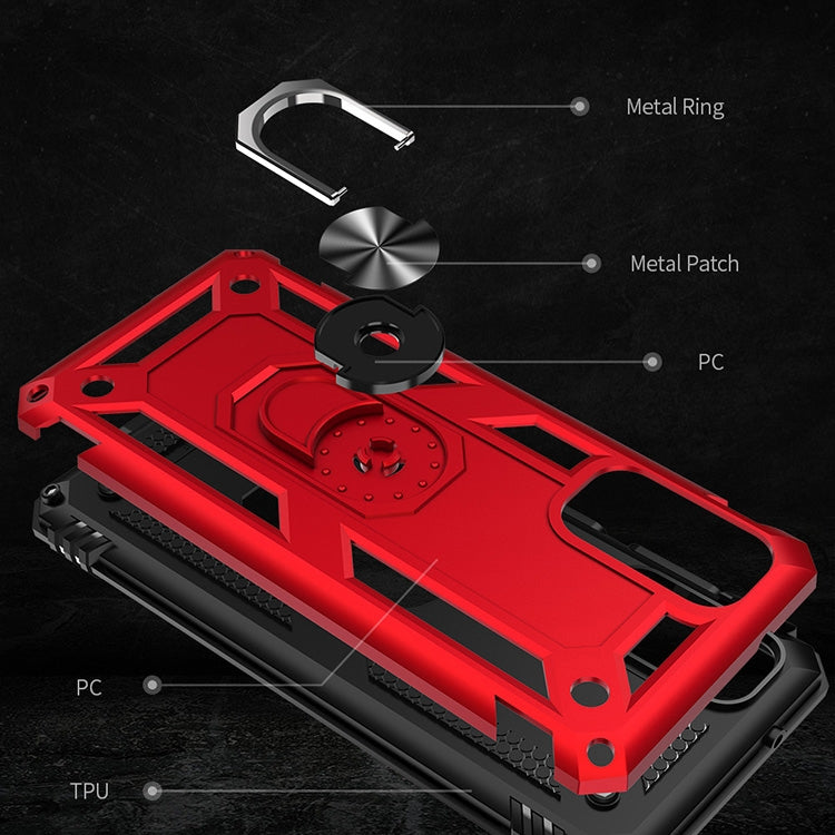 Shockproof TPU + PC Protective Case with 360 Degree Rotating Holder, For Samsung Galaxy S20 FE 5G