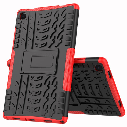 Tire Texture TPU+PC Shockproof Case with Holder, For Samsung Galaxy Tab A7 (2020) T500/T505