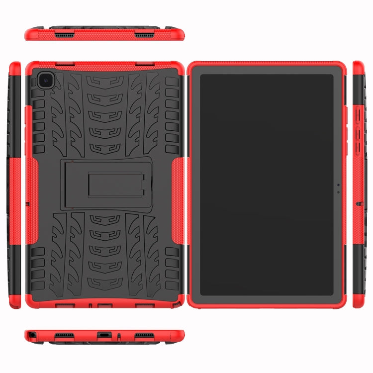 Tire Texture TPU+PC Shockproof Case with Holder, For Samsung Galaxy Tab A7 (2020) T500/T505