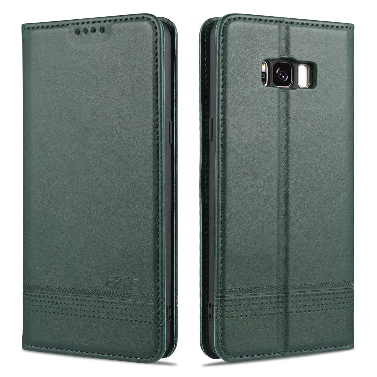 AZNS Magnetic Calf Texture Horizontal Flip Leather Case with Card Slots & Holder & Wallet, For Samsung Galaxy S8, For Samsung Galaxy S8+, For Samsung Galaxy S9, For Samsung Galaxy S9+