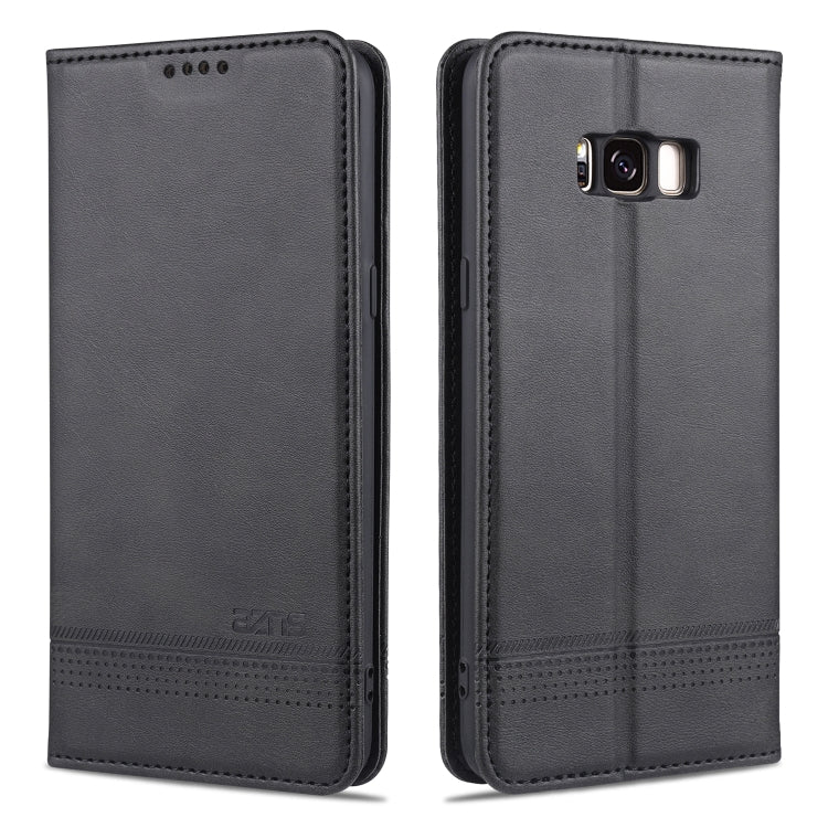 AZNS Magnetic Calf Texture Horizontal Flip Leather Case with Card Slots & Holder & Wallet, For Samsung Galaxy S8, For Samsung Galaxy S8+, For Samsung Galaxy S9, For Samsung Galaxy S9+
