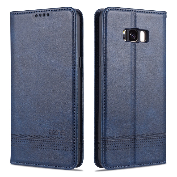 AZNS Magnetic Calf Texture Horizontal Flip Leather Case with Card Slots & Holder & Wallet, For Samsung Galaxy S8, For Samsung Galaxy S8+, For Samsung Galaxy S9, For Samsung Galaxy S9+