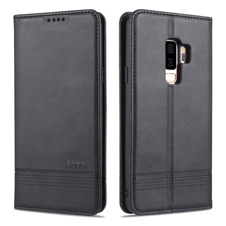 AZNS Magnetic Calf Texture Horizontal Flip Leather Case with Card Slots & Holder & Wallet, For Samsung Galaxy S8, For Samsung Galaxy S8+, For Samsung Galaxy S9, For Samsung Galaxy S9+
