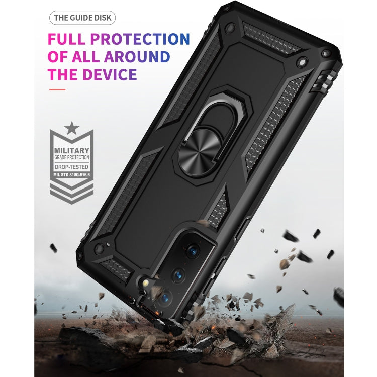Shockproof TPU + PC Protective Case with 360 Degree Rotating Holder, For Samsung Galaxy S21+ 5G
