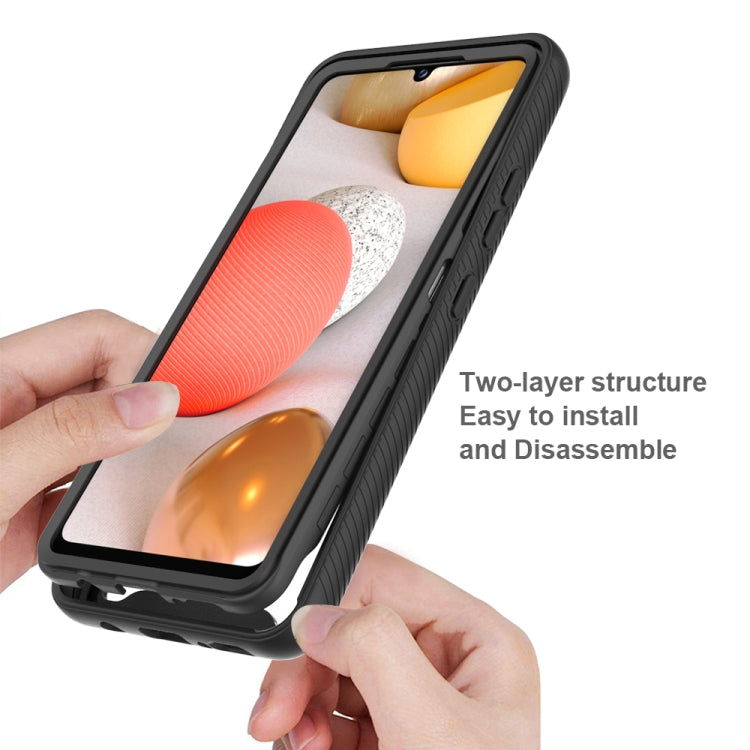 Starry Sky Solid Color Series Shockproof PC + TPU Protective Case