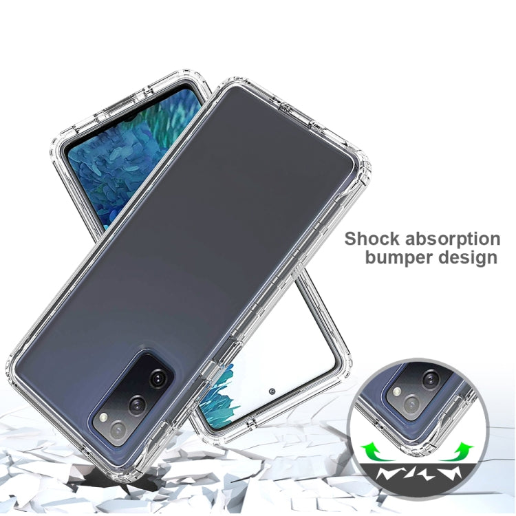 Shockproof  High Transparency Two-color Gradual Change PC+TPU Candy Colors Protective Case, For Samsung Galaxy S20 FE