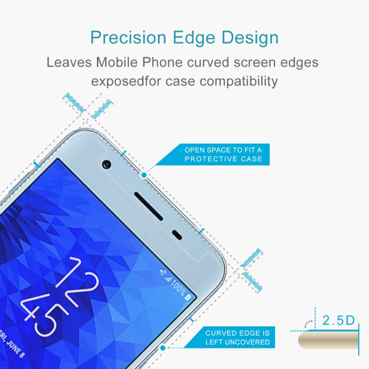 9H 2.5D Tempered Glass Film for Galaxy J3 (2018), For Galaxy J3 (2018)