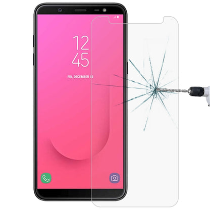 9H 2.5D Tempered Glass Film for Galaxy J8 (2018), For Galaxy J8 (2018) 2.5D (1 PCS)