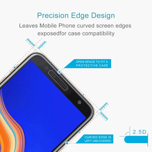 10 PCS 0.26mm 9H Surface Hardness 2.5D Curved Edge Tempered Glass Film for Galaxy J4+ / J6+, For Galaxy J4+ / J6+
