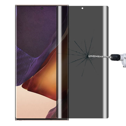 For Samsung Galaxy Note20 Ultra 9H 3D Curved Anti-peeping Full Screen Tempered Glass Film
