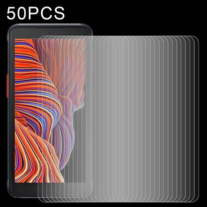 For Samsung Galaxy Xcover 5 50 PCS 0.26mm 9H Surface Hardness 2.5D Explosion-proof Tempered Glass Non-full Screen Film, For Samsung Galaxy Xcover 5 (50 PCS)