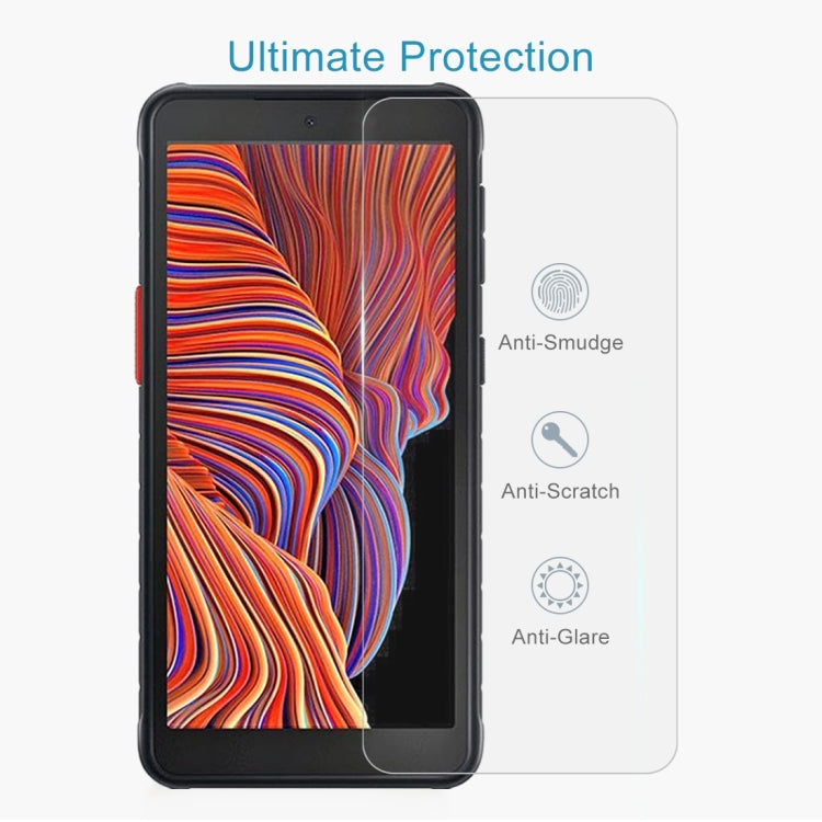 For Samsung Galaxy Xcover 5 50 PCS 0.26mm 9H Surface Hardness 2.5D Explosion-proof Tempered Glass Non-full Screen Film, For Samsung Galaxy Xcover 5 (50 PCS)