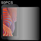 For Samsung Galaxy Xcover 5 50 PCS 0.26mm 9H Surface Hardness 2.5D Explosion-proof Tempered Glass Non-full Screen Film, For Samsung Galaxy Xcover 5 (50 PCS)