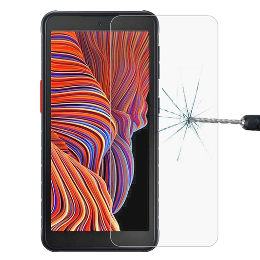 For Samsung Galaxy Xcover 5 0.26mm 9H Surface Hardness 2.5D Explosion-proof Tempered Glass Half Screen Film, For Samsung Galaxy Xcover 5 (1 PCS)
